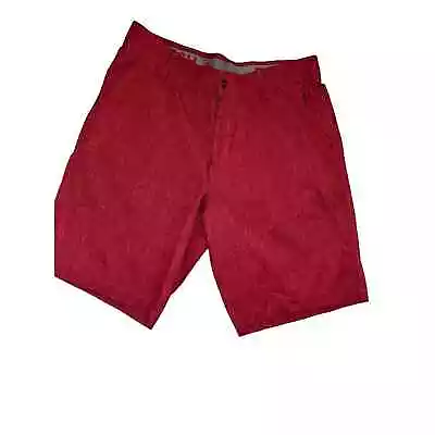 Swiss Tech Shorts Mens Size 34 Red Burgundy Outdoors Flat Front • $15