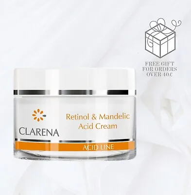 £29 • Buy Clarena Acid Line Retinol And Mandelic Acid Anti Wrinkle Brightening Night Cream