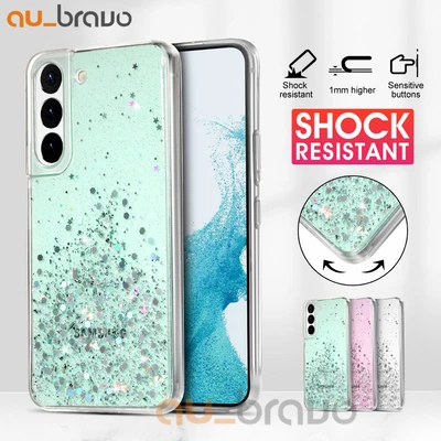 Bling Shockproof Soft Slim Clear Case Cover For Samsung S23 S22 S21 Ultra S20 FE • $9.20