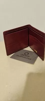 Oroton Mens Bifold Wallet Leath Brown  • $20