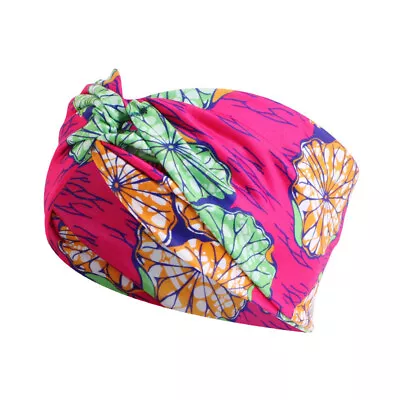 African Print Stretch Bandana Knotted Head Wrap Women Turban Headband Head Scarf • $6.22