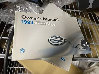 1993 VW Golf Owners Manual Volkswagen • $20