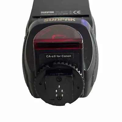 Sunpak PZ40X CA-eII Flashgun For Canon. Powerful Full-featured Lightweight • £20