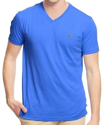 $36.99 • Buy New Nwt Lacoste Men's Pima Cotton Sport Athletic Jersey V-Neck Shirt T-Shirt Tee
