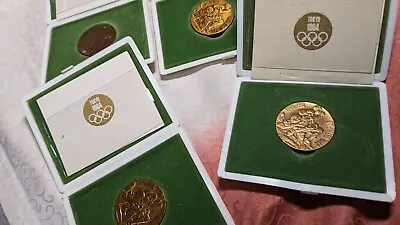 【4 Pcs】　JAPAN　Exonumia　 Medal - Tokyo Olympic 1964 　16.05 Grams　30 Mm　　36-(A299) • £24.09