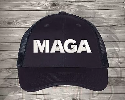 MAGA - Trump 2024 - Embroidered Mesh Hat • $18.99