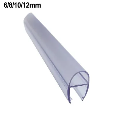 Waterproof D Shaped Bubble Strip For Shower Glass Door In Different Sizes • £11.09