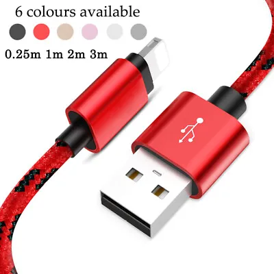 $8.55 • Buy 3ft 6ft 10ft USB Fast Charger Cable For IPhone 14 13 12 11 Pro X XR 8 7 Cord