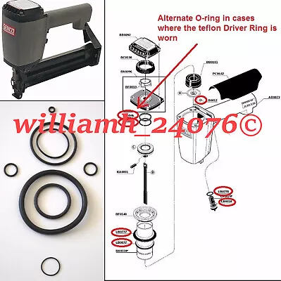$10 • Buy Senco SFN1 Finish Nailer O Ring Kit