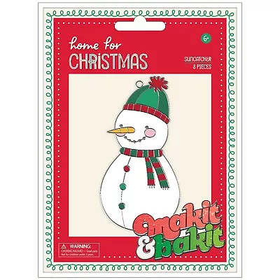 AC Home For Christmas Makit & Bakit Suncatcher-Snowman • $10.36