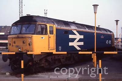 Original 35mm Diesel Railway Slide 47431 Old Oak Common TMD 1992 • £1.25