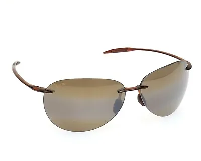 Maui Jim Sugar Beach 62mm Brown Polarized Rimless Sunglasses S2009 • $258.40
