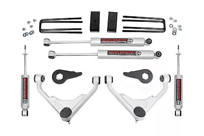 Rough Country 3  Lift Kit N3 Shocks For 01-10 Silverado Sierra 2500HD 3500HD 4WD • $499.95