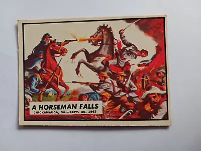 A&BC American Civil War Bubble Gum Trading Cards No 54 1966 • £2