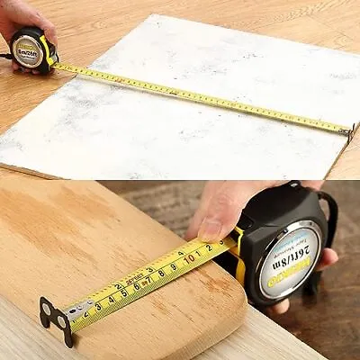  Tape Measure 26 Feet (8M) Double-Sided Metric And Inch Scale With Fractions  • $21.87