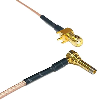 RG178 SMA Female PCB To MS156 Male Angle Long Coax RF Cable USA-Ship • $13.24