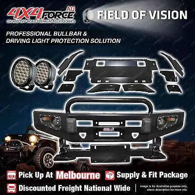 MEL Stock Rock Hard Bullbar U LOOP Guard Plate Light For Toyota Hilux Revo • $1275