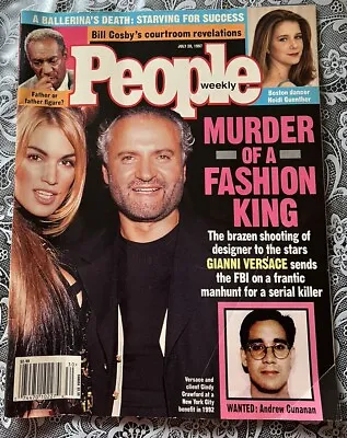 JULY 28 1997 PEOPLE Magazine MURDER - GIANNI VERSACE • $9