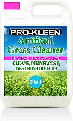 ProKleen Artificial Fake Grass Disinfectant Astro Turf Garden Cleaner Pet Dog 5L • £17.95