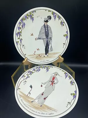 Villeroy & Boch DESIGN 1900 Dinner Plate Demi Deuil Art Deco Women (2) • $58