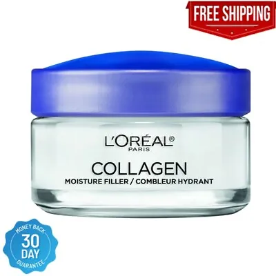 $11.80 • Buy L'Oreal Paris Collagen Moisture Filler Facial Treatment Day Night Cream 1.7 Oz