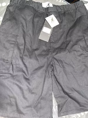 Kangol Men’s Black Shorts Medium Size  • £4.99