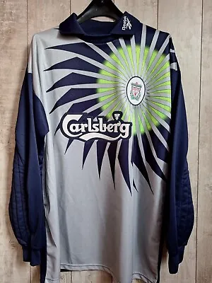 Liverpool Fc 1998/1999 Goalkeeper Football Shirt Jersey • $144.99