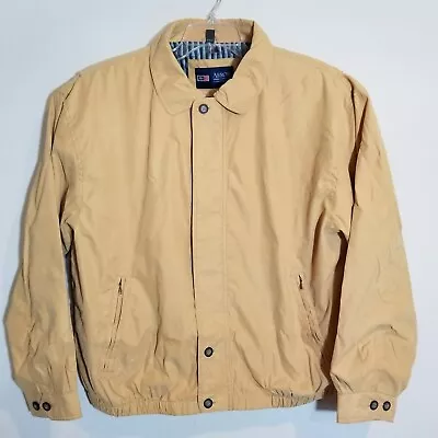 Vintage Arrow Sz L America’s Sport Bomber Cafe Racer Jacket Yellow Grandpa Core • $16.50