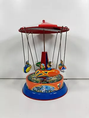 Dachkarussell Tin Carousel Wind Up Toy Working Germany • $44.83