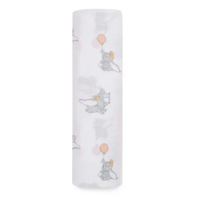 Aden Anais Essentials Disney Dumbo 112cm Single Baby/Infant Swaddle Blanket • $27