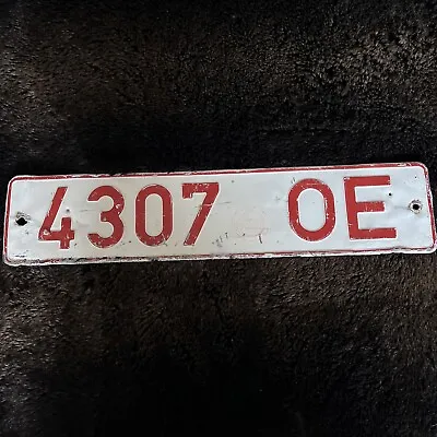 BELARUS 🇧🇾 License Plate Rare 2000 Passenger Tag. Former Soviet  # 4307 OE • $49.95