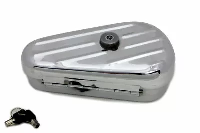 $67.40 • Buy Oval Right Side Chrome Tool Box,for Harley Davidson,by V-Twin