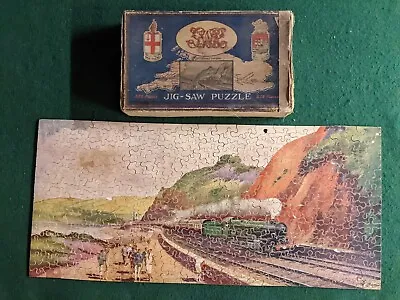 Vintage  Wooden Chad Valley GWR Jigsaw - The Torbay Express (375 Pieces) • £19.50