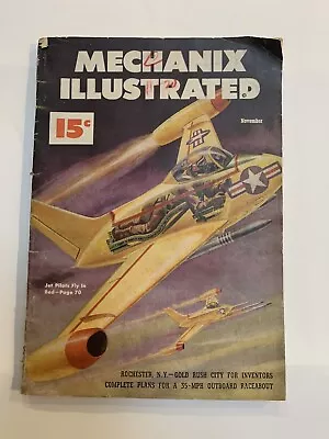 1947 Mechanix Illustrated Jet Pilots November Issue • $7.50