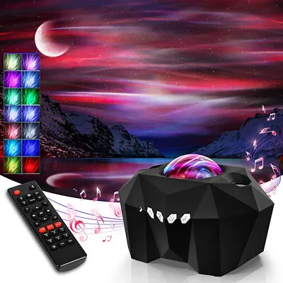 Northern Lights Aurora Galaxy Projector Lamp Music Projection Night Light Kids • $42.99