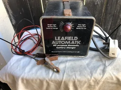 £15 • Buy Vintage Classic Car Leafield Automatic 6v/12V Battery Charger - FWO