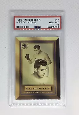 1996 Ringside HOF Max Schmeling PSA 10 POP 8 • $69