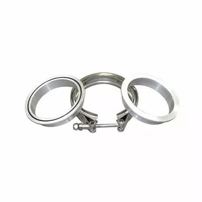 $20.67 • Buy 2.5  64mm V Band Clamp Aluminum Flange ORing Turbo Intercooler Intake Piping Kit