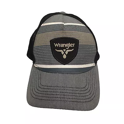 Wrangler Snapback Baseball Style Mesh Back Adjustable Cap Hat One Size Fits Most • $16.50