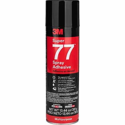 $25.68 • Buy 3M Super 77 Spray Adhesive 13.44 Oz. Net Wt.