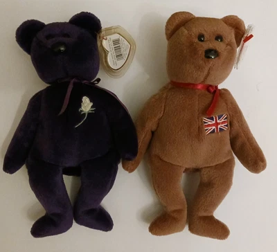 £8 • Buy Ty. Britannia & Princess.  Beanie Baby Vgc