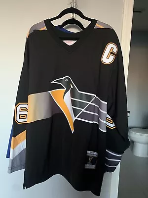 Pittsburgh Penguins Mario Lemieux #66 Mitchell & Ness NHL Blue Line Jersey XL • $150