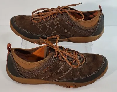 Merrell Mimosa Glee Women's Walking Trail Hiking Shoes Suede Mesh Mocha  Size 11 • $24.95