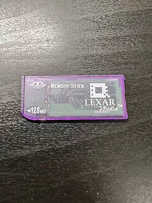 Lexar 128MB Memory Stick Card - MS128-281 • $19.99