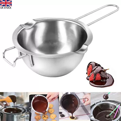 £6.62 • Buy Stainless Steel Wax Melting Pot Double Boiler For DIY Wedding Scented Candle UK