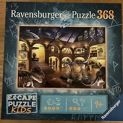 Ravensburger Kids Escape Room Mystery Puzzle Museum Mysteries - 368 Pieces • $6