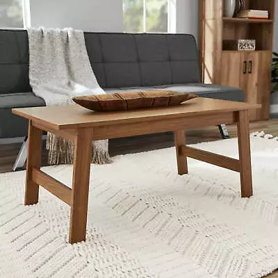 Wood Rectangle Coffee Table Black Finish • $34.97