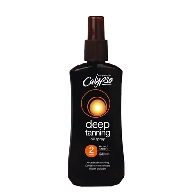 Calypso Monoi Tahiti Deep Tan Oil Spray SPF 2 200ml • £8.99
