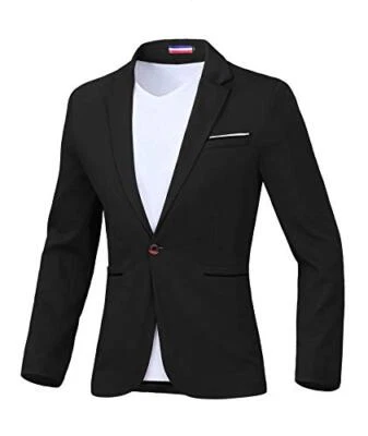 $10.99 • Buy Geek Lighting GEEK LIGHTING Mens Suit Blazer Jackets Casual Sport Coat