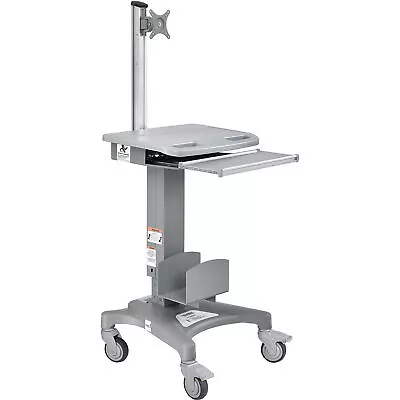 Global Industrial Mobile Standing Computer Workstation • $776.42